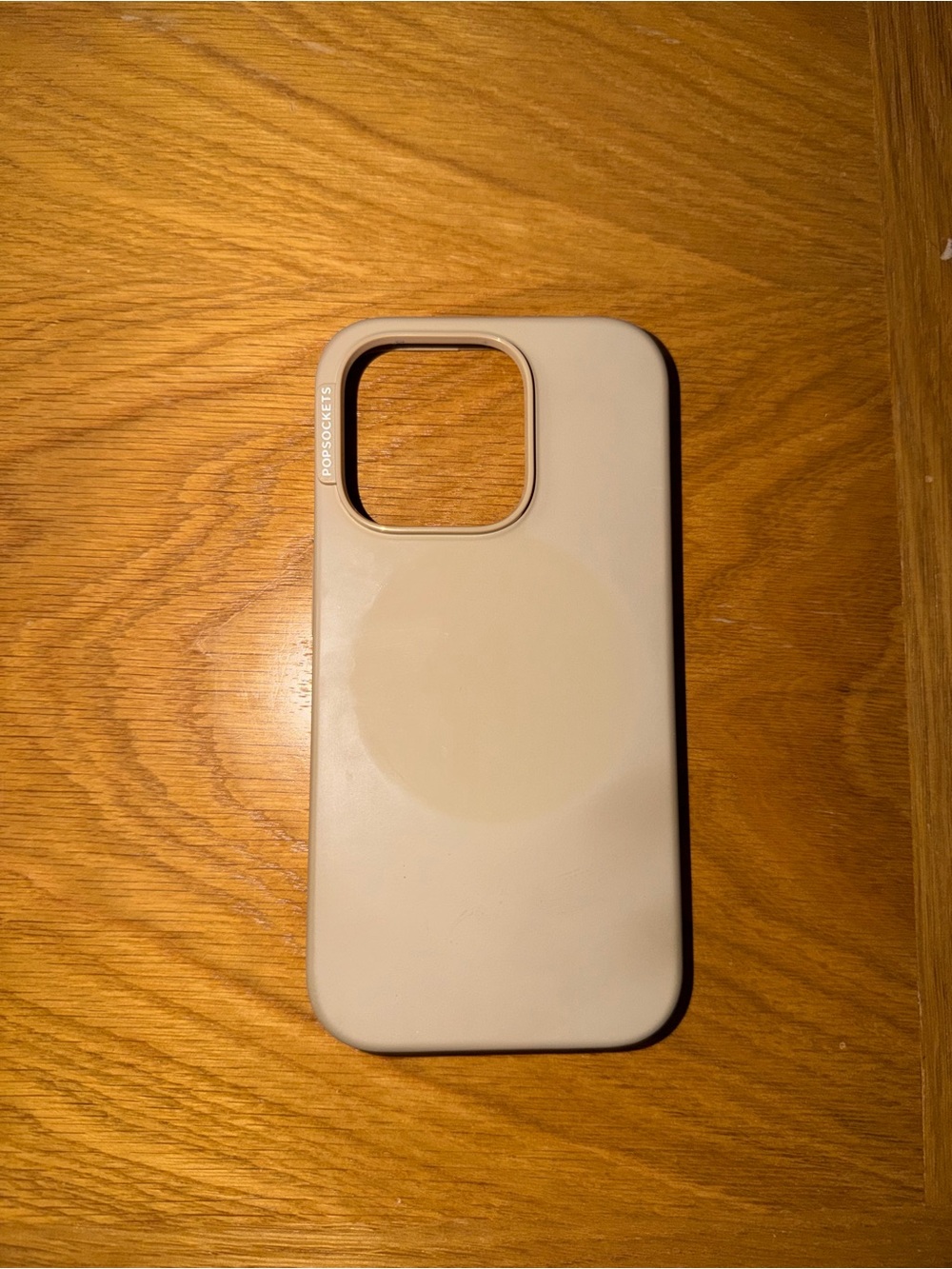 PopSocket Beige iPhone 15 Pro MagSafe Case